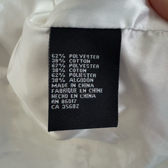 Bebe Vintage White Belted Trench Coat Button Front Cotton Blend Classic Chic XS - Picture 6 of 6